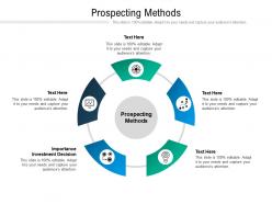Prospecting methods ppt powerpoint presentation file graphics design cpb