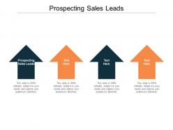 Prospecting sales leads ppt powerpoint presentation outline example cpb
