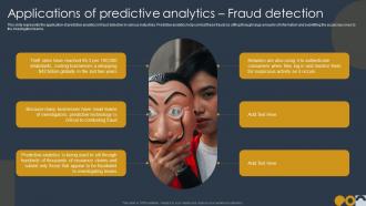 Prospective Analysis Applications Of Predictive Analytics Fraud Detection