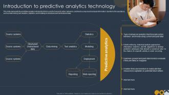 Prospective Analysis Introduction To Predictive Analytics Technology