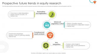 Prospective Future Trends In Equity Research
