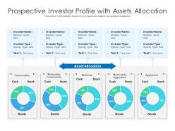 Prospective Investor Profile With Assets Allocation