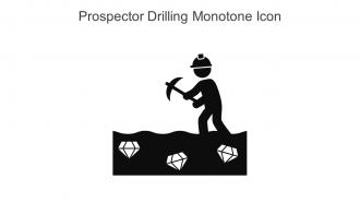 Prospector Drilling Monotone Icon In Powerpoint Pptx Png And Editable Eps Format