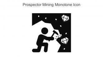 Prospector Mining Monotone Icon In Powerpoint Pptx Png And Editable Eps Format