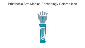 Prosthesis Arm Medical Technology Colored Icon In Powerpoint Pptx Png And Editable Eps Format