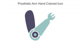 Prosthetic Arm Hand Colored Icon In Powerpoint Pptx Png And Editable Eps Format