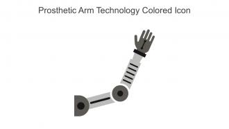 Prosthetic Arm Technology Colored Icon In Powerpoint Pptx Png And Editable Eps Format