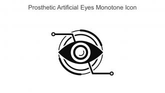 Prosthetic Artificial Eyes Monotone Icon In Powerpoint Pptx Png And Editable Eps Format