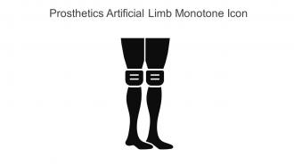 Prosthetics Artificial Limb Monotone Icon In Powerpoint Pptx Png And Editable Eps Format