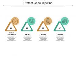 Protect code injection ppt powerpoint presentation diagram ppt cpb