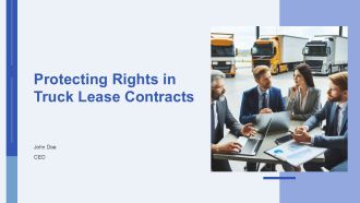 Protecting Rights In Truck Lease Contracts PPT Example AT