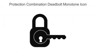 Protection Combination Deadbolt Monotone Icon In Powerpoint Pptx Png And Editable Eps Format