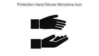Protection Hand Gloves Monotone Icon In Powerpoint Pptx Png And Editable Eps Format