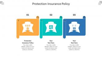 Protection insurance policy ppt powerpoint presentation summary format cpb
