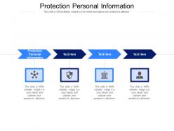 Protection personal information ppt powerpoint presentation professional cpb