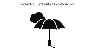 Protection Umbrella Monotone Icon In Powerpoint Pptx Png And Editable Eps Format