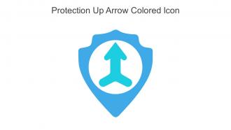 Protection Up Arrow Colored Icon In Powerpoint Pptx Png And Editable Eps Format