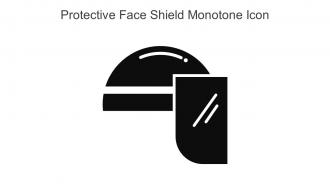Protective Face Shield Monotone Icon In Powerpoint Pptx Png And Editable Eps Format