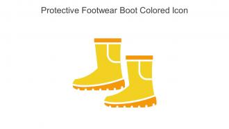 Protective Footwear Boot Colored Icon In Powerpoint Pptx Png And Editable Eps Format