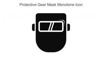 Protective Gear Mask Monotone Icon In Powerpoint Pptx Png And Editable Eps Format