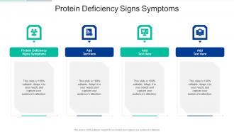 Protein Deficiency Signs Symptoms In Powerpoint And Google Slides Cpb