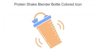 Protein Shake Blender Bottle Colored Icon In Powerpoint Pptx Png And Editable Eps Format