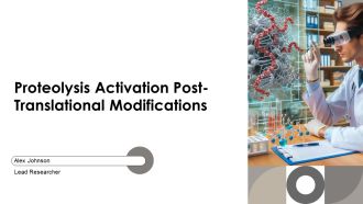 Proteolysis Activation Post-Translational Modifications PPT Template AT