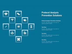 Protocol analysis prevention solutions ppt powerpoint presentation infographic template