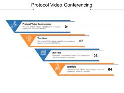 Protocol video conferencing ppt powerpoint presentation summary diagrams cpb