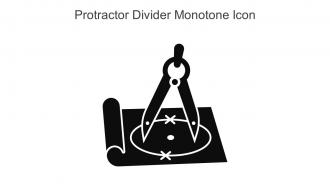 Protractor Divider Monotone Icon In Powerpoint Pptx Png And Editable Eps Format