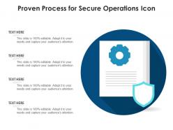 Proven Process For Secure Operations Icon