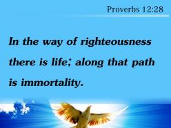 Proverbs 12 28 the way of righteousness powerpoint church sermon