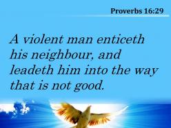 Proverbs 16 29 a path that is not good powerpoint church sermon