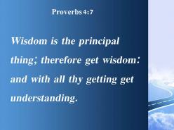 Proverbs 4 7 the beginning of wisdom powerpoint church sermon
