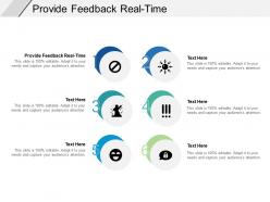 Provide feedback real time ppt powerpoint presentation show tips cpb