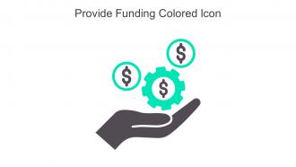Provide Funding Colored Icon In Powerpoint Pptx Png And Editable Eps Format