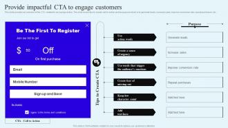Provide Impactful Cta To Engage Customers Direct Response Marketing Campaigns To Engage MKT SS V