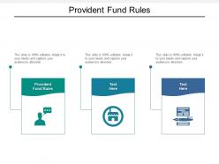 Provident fund rules ppt powerpoint presentation slides vector cpb