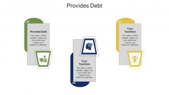 Provides debt ppt powerpoint presentation show elements cpb