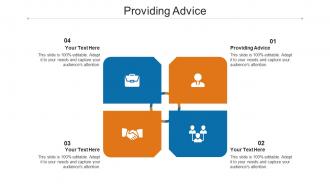 Providing advice ppt powerpoint presentation outline grid cpb