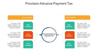 Provision advance payment tax ppt powerpoint presentation file introduction cpb