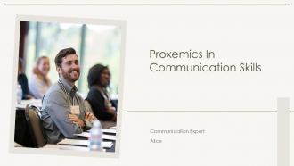 Proxemics In Communication Skills PPT Designs ACP