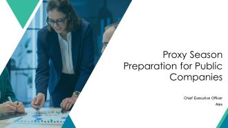 Proxy Season Preparation For Public Companies PPT Sample AT