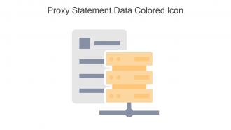Proxy Statement Data Colored Icon In Powerpoint Pptx Png And Editable Eps Format
