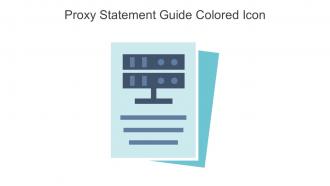 Proxy Statement Guide Colored Icon In Powerpoint Pptx Png And Editable Eps Format
