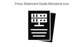 Proxy Statement Guide Monotone Icon In Powerpoint Pptx Png And Editable Eps Format