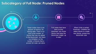 Pruned Nodes As A Subcategory Of Full Nodes Training Ppt
