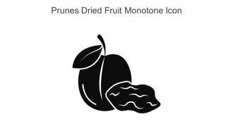 Prunes Dried Fruit Monotone Icon In Powerpoint Pptx Png And Editable Eps Format