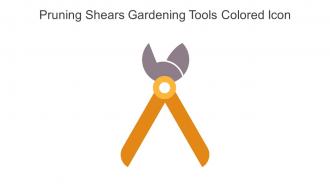 Pruning Shears Gardening Tools Colored Icon In Powerpoint Pptx Png And Editable Eps Format