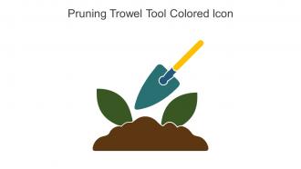 Pruning Trowel Tool Colored Icon In Powerpoint Pptx Png And Editable Eps Format